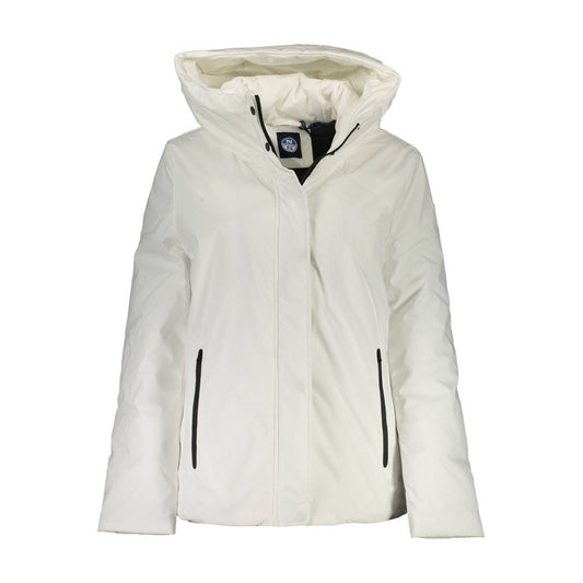 Giacca da donna in poliestere bianco North Sails