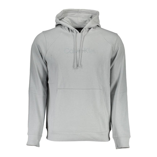 Calvin Klein Gray Polyester Men Sweater