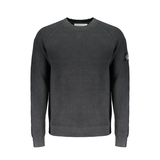 Suéter de algodón negro de Calvin Klein