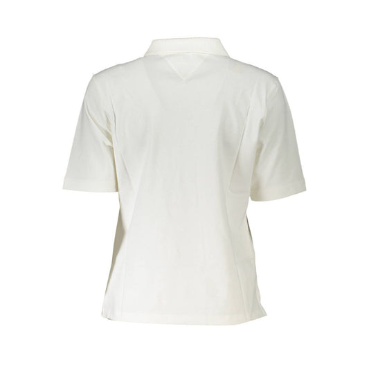 Polo de algodón blanco de Tommy Hilfiger