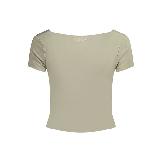Guess Jeans Green Modal Tops & T-Shirt