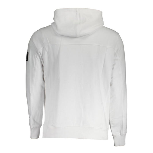 Calvin Klein White Cotton Men Sweater
