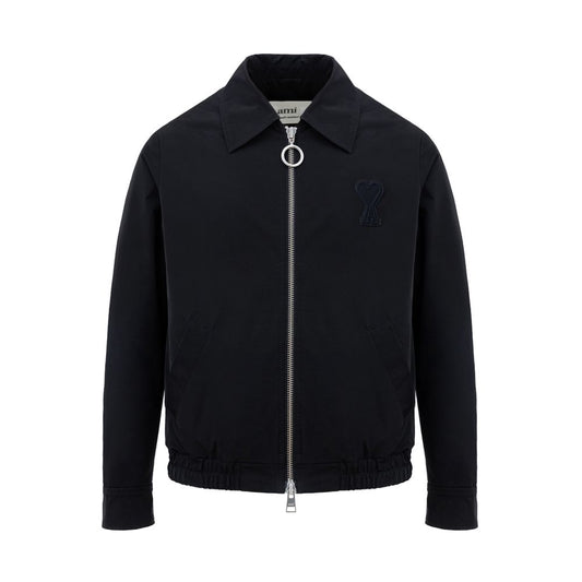 Ami Paris Black Polyester Jacket