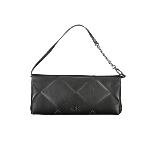 Bolso de mano de poliéster negro de Calvin Klein