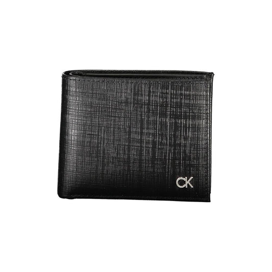 Cartera elegante de cuero con dos compartimentos de Calvin Klein