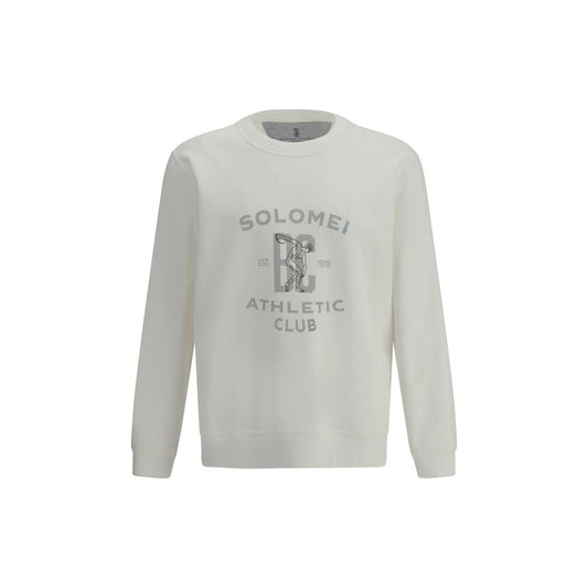 Felpa con maxi stampa Brunello Cucinelli