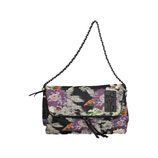 Bolso de mano Desigual de poliéster negro para mujer