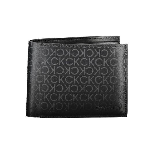 Cartera de poliéster negra para hombre de Calvin Klein