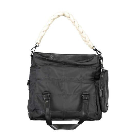 Bolso de mano Desigual de poliéster negro