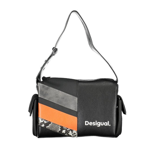 Bolso de polietileno negro Desigual