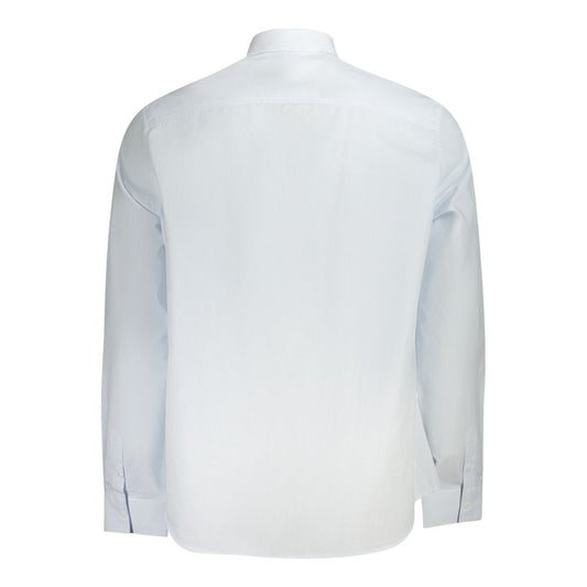 Guess Jeans Light Blue Cotton Men Shirt