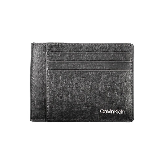 Cartera de poliéster negra para hombre de Calvin Klein