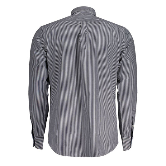 Camisa de algodón azul Harmont &amp; Blaine