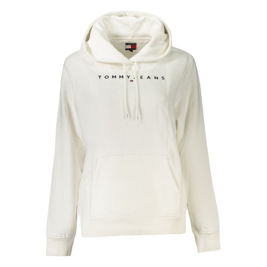 Suéter blanco de algodón para mujer de Tommy Hilfiger