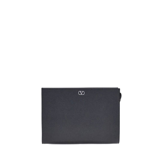 Valentino Garavani Cartera de piel granulada