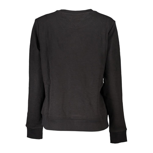 Suéter de algodón negro Tommy Hilfiger para mujer
