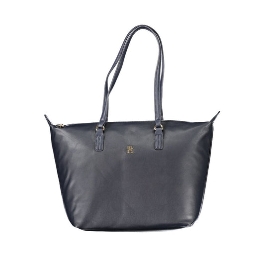 Bolso de mano azul de poliéster de Tommy Hilfiger