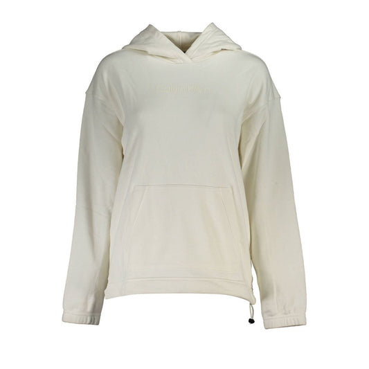 Suéter blanco de algodón para mujer de Calvin Klein