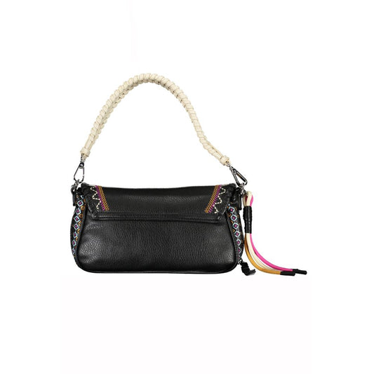 Bolso de polietileno negro Desigual