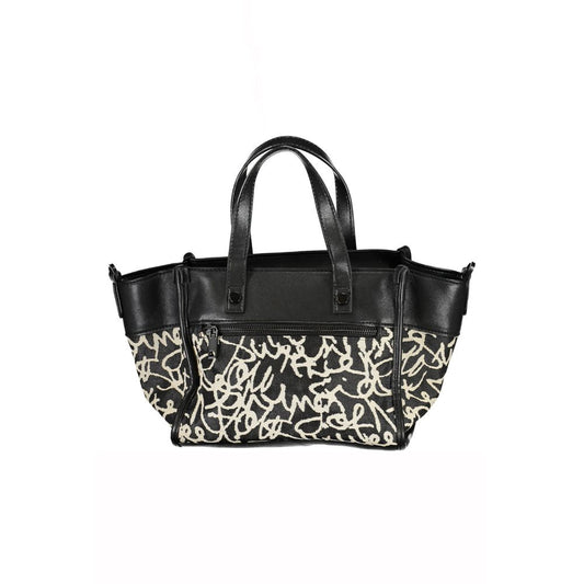 Bolso de mano Desigual de poliéster negro