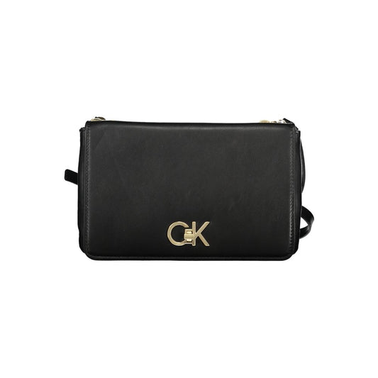 Bolso de mano de poliéster negro de Calvin Klein