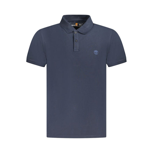Polo Timberland de algodón azul para hombre