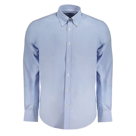 Camisa de algodón azul claro para hombre de Harmont &amp; Blaine