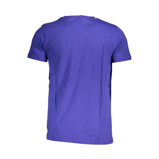 Camiseta de algodón azul para hombre de Noruega 1963