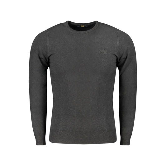 Suéter de viscosa negro Cavalli Class para hombre
