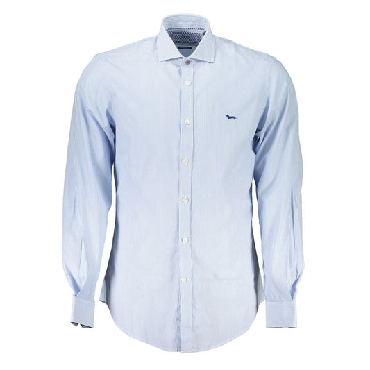 Camisa de algodón azul claro para hombre de Harmont &amp; Blaine