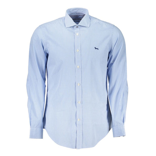 Camisa de algodón azul claro para hombre de Harmont &amp; Blaine