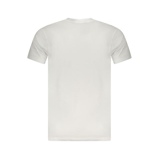 Camiseta de algodón blanca para hombre Cavalli Class