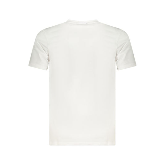 Camiseta de algodón blanca para hombre Cavalli Class