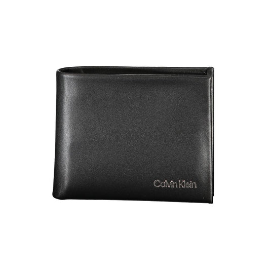 Cartera de poliéster negra para hombre de Calvin Klein