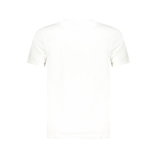 Camiseta de algodón blanca para hombre Cavalli Class