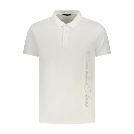 Polo Cavalli Class de algodón blanco para hombre