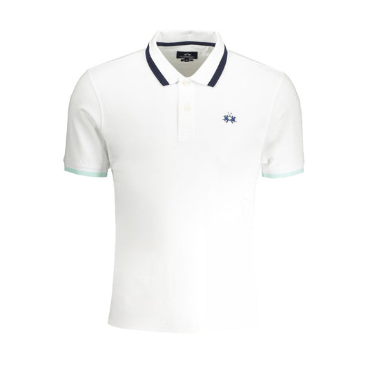 Polo de algodón blanco La Martina