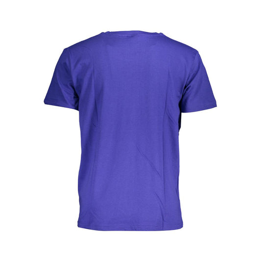 Camiseta de algodón azul para hombre de Noruega 1963