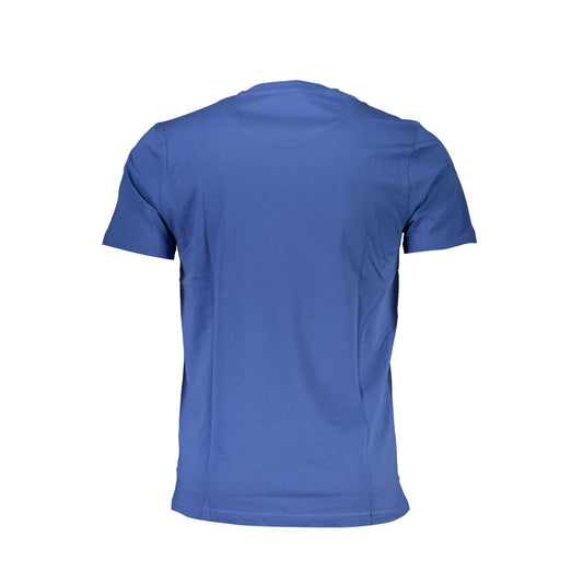 Camiseta de algodón azul Harmont &amp; Blaine