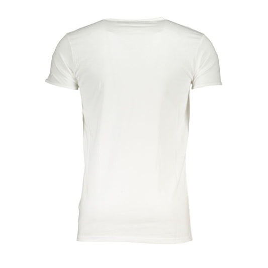 Camiseta de algodón blanca Cavalli Class