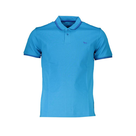 Polo de algodón azul claro para hombre de Harmont &amp; Blaine