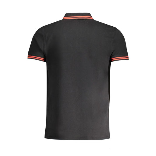 Polo de algodón negro Cavalli Class