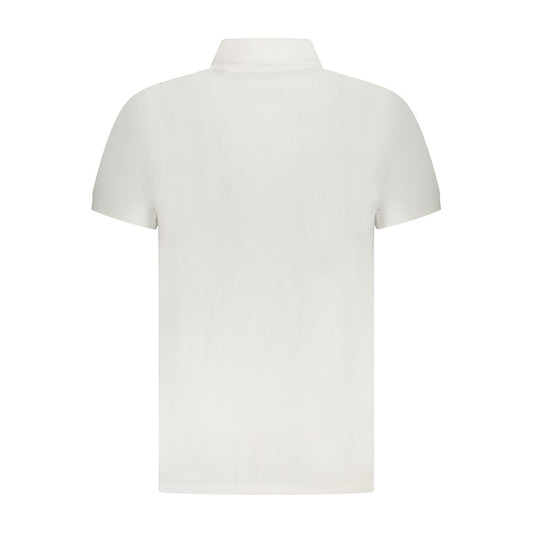Polo Cavalli Class de algodón blanco para hombre