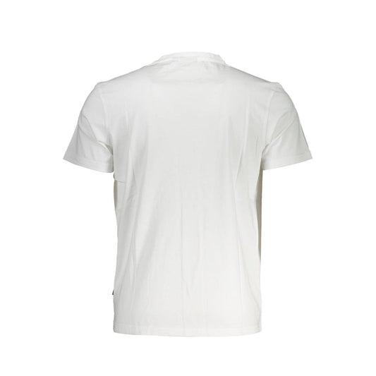Camiseta de algodón blanca Napapijri para hombre
