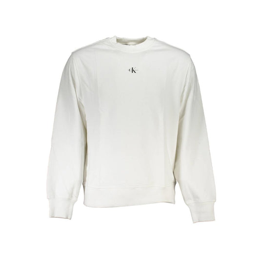 Suéter de algodón blanco de Calvin Klein para hombre