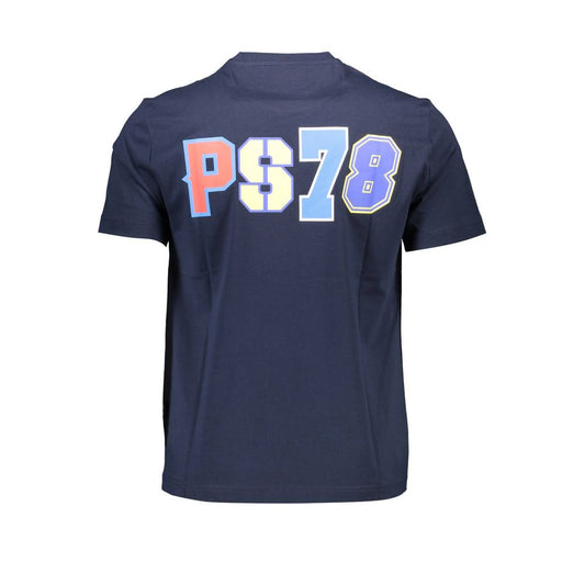 Camiseta de algodón azul Plein Sport