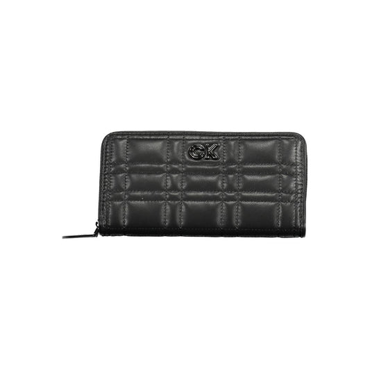 Cartera de poliéster negra de Calvin Klein