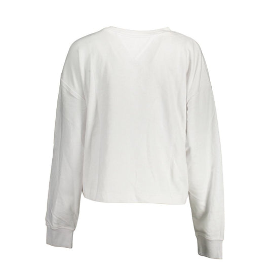 Suéter blanco de algodón para mujer de Tommy Hilfiger