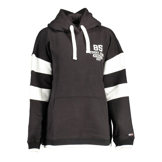 Suéter de algodón negro Tommy Hilfiger para mujer