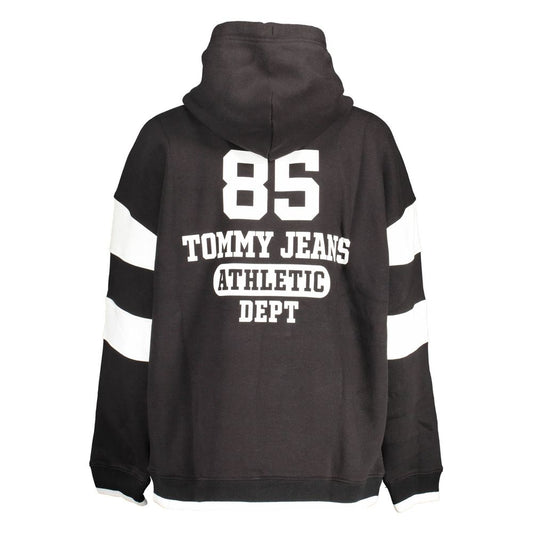 Suéter de algodón negro Tommy Hilfiger para mujer